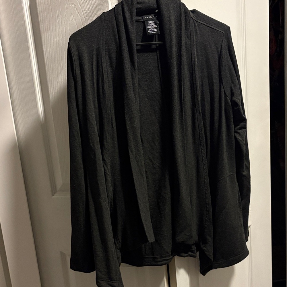 Elegant Black Women's Cardigan